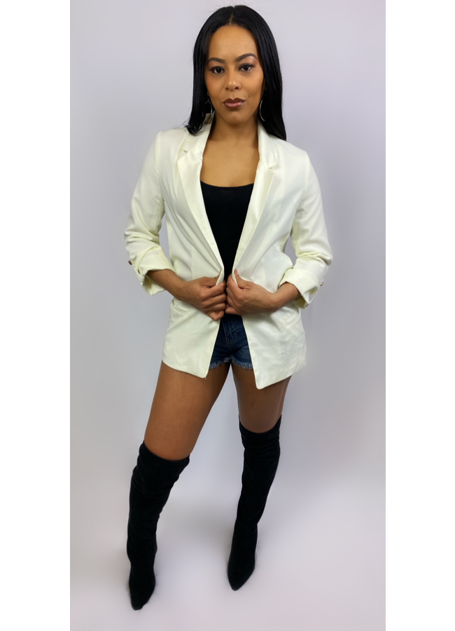 White blazer