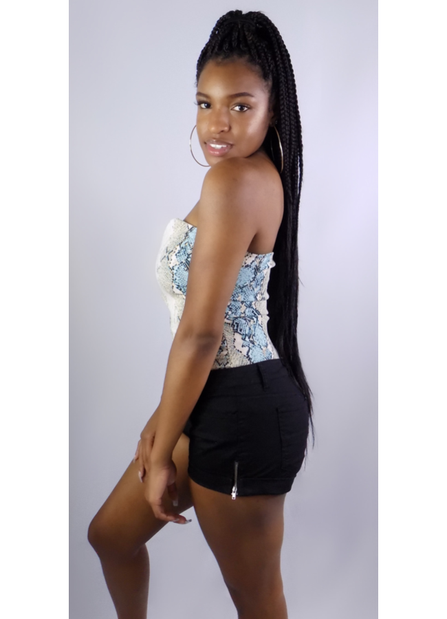 Snakeskin bodysuit