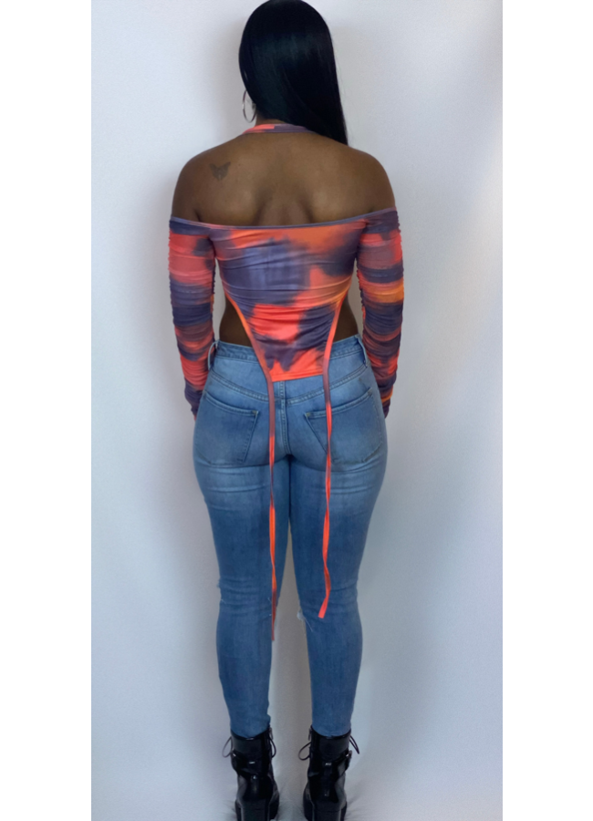 Colorful crop top
