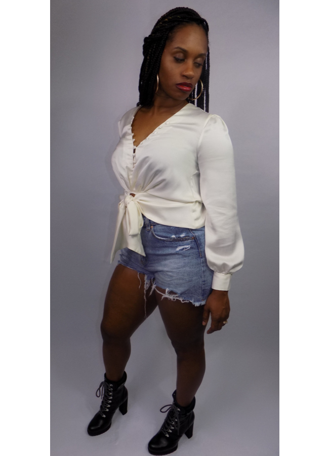 Off white blouse