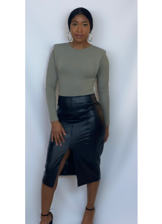 Grey bodysuit
