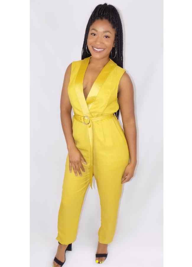 Yellow jumpsuit