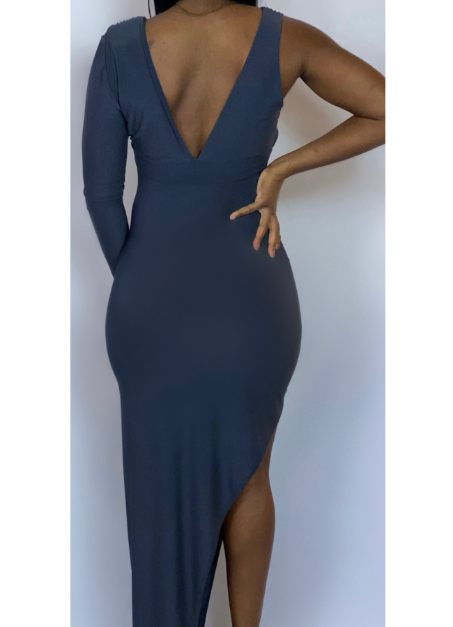 Grey maxi dress