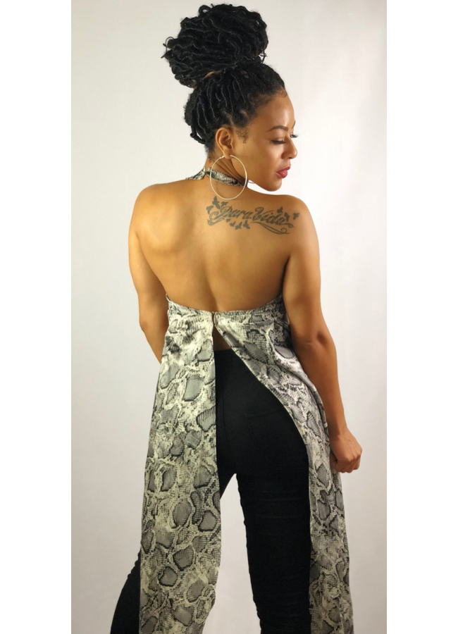 Snakeskin blouse